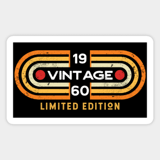 Vintage 1960 | Retro Video Game Style Magnet